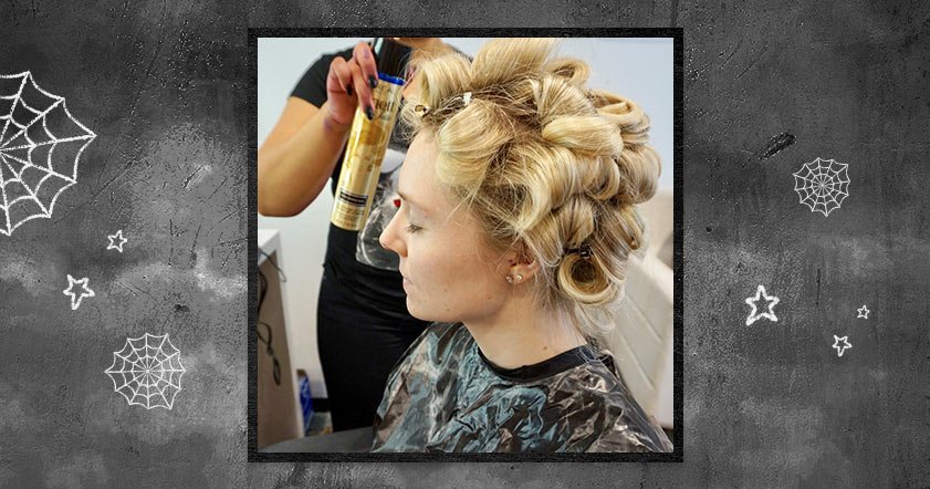 Loreal Paris BMAG How To Its Go Time 2 Last Minute Halloween Hair Ideas2 Step8